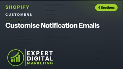 Title card for the Shopify admin video Customise Notification Emails